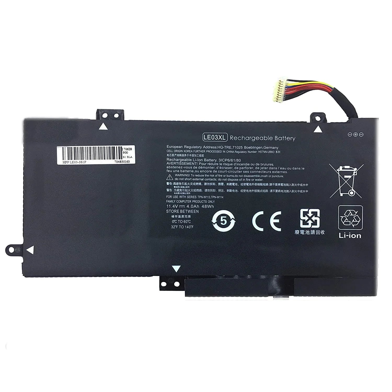 EliveBuyIND® LE03XL HP Envy X360 M6-W102Dx M6-W103Dx 13-s000 13-s100 15-bk000 Series HSTNN-PB6M UB60 UB6O Laptop Battery - eBuy UAE